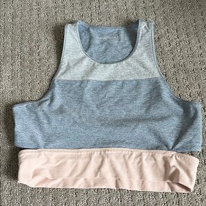 Outdoor Voices Light Gray Activewear Top